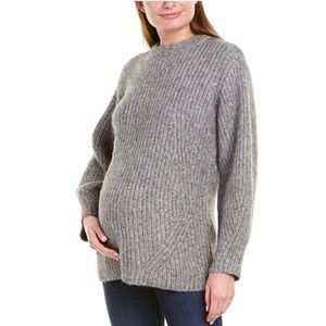 Hatch The Maxine Alpaca Blend Sweater Feather Gray